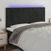 LED Headboard Black 160x5x118/128 cm Velvet. Available at Crazy Sales for $179.95