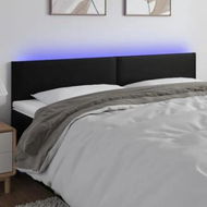 Detailed information about the product LED Headboard Black 200x5x78/88 cm Faux Leather