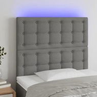 Detailed information about the product LED Headboard Dark Grey 100 cm Fabric