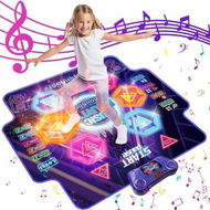 Detailed information about the product LED Light Dance Music Mat with 6-Button Wireless BT Connect,Music Dance Game Kids Birthday Gifts for Girl Boy,Play Kid Dance Pad