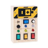 Detailed information about the product LED Light Switch with Sound Montessori Wooden Sensory Board Travel Toys with Button to Keep Kids Busy Educational Learning Toy