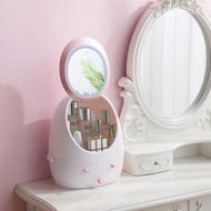 Detailed information about the product LED Makeup Organizer Modern Jewelry And Cosmetic Display Cases With Led Lighted Mirror For Bathroom Dresser