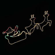 Detailed information about the product LED Ropelight Double Reindeer Sleigh Twinkle Lights