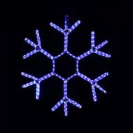 Detailed information about the product LED Ropelight Snowflake Twinkle Cool White