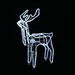 LED Ropelight Standing Reindeer Small Moving Cool White available in 2 types - Feeding. Available at Crazy Sales for $104.95