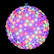 Detailed information about the product LED Star Ball 25cm Twinkle Multi-Color