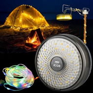 Detailed information about the product LED String Lights Camping Lantern USB Rechargeable Portable Outdoor Light 8 Lighting Modes IP67 Waterproof Tent Party Indoor Outdoor Decorating