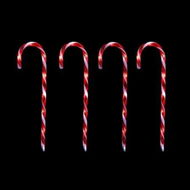 Detailed information about the product LED Timer Candy Cane Stakes Battery Operated 4pk 58cm