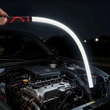 LED Work Light Bendable Flashlight Stick 27 Inch Rechargeable Flexible Inspection Lamp High Lumen 3 Brightness Levels