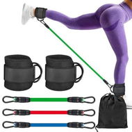 Detailed information about the product Leg Puller Set with Storage Bag Leg Straps Yoga Hip Training Elastic Band