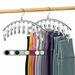 Legging Organizer for Closet,Metal Yoga Pants Hangers 2 Pack w/10 Clips Holds 20 Leggings,Space Saving Hanging Closet Organizer,Grey. Available at Crazy Sales for $16.99