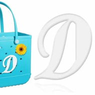 Detailed information about the product Letter Charms for Bogg Bag,Alphabet Lettering Accessories Charms Compatible with Bogg Bag Original All Models,Insert Decorative Letter for Handbag Beach Tote Bag (D)