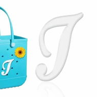 Detailed information about the product Letter Charms for Bogg Bag,Alphabet Lettering Accessories Charms Compatible with Bogg Bag Original All Models,Insert Decorative Letter for Handbag Beach Tote Bag (I)