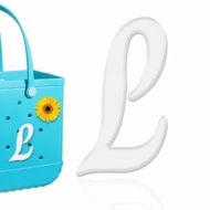 Detailed information about the product Letter Charms for Bogg Bag,Alphabet Lettering Accessories Charms Compatible with Bogg Bag Original All Models,Insert Decorative Letter for Handbag Beach Tote Bag (L)