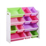Detailed information about the product Levede 12Bins Kids Toy Box Bookshelf Organiser Display Shelf Storage Rack Drawer