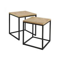 Detailed information about the product Levede 2PCS Nesting Coffee Tables