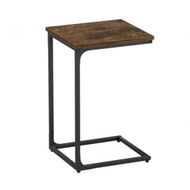 Detailed information about the product Levede C-shaped End Table Side Sofa Coffee Wood Overbed Laptop Table Industrial