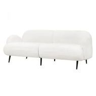 Detailed information about the product Levede Cloud Sofa 3 Seater Sherpa Fleece White