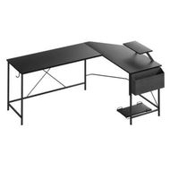 Detailed information about the product Levede Computer Desk Corner Desk Black