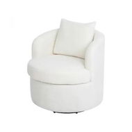 Detailed information about the product Levede Fleece Swivel Chair