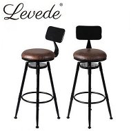 Detailed information about the product Levede Industrial Bar Stools Kitchen Stool PU Leather Barstools Swivel Chair