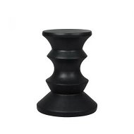Detailed information about the product Levede Side Table Geometric Chess Shape Magnesia Stool Stone Style Top 31cm