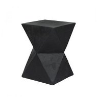 Detailed information about the product Levede Side Table Terrazzo Geometric Shape Magnesia Stool Stone Style Top 35cm