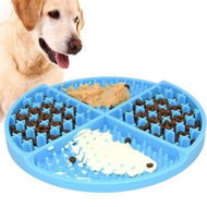 Detailed information about the product Licking Mat For Dogs And CatsDog Slow FeedersBoredom Anxiety ReductionHeavy-Duty Puzzle Mat Dog Treat Mat With Unique Quadrant DesignPerfect For Yogurt