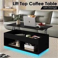 Detailed information about the product Lift Top Coffee Table Cocktail Sofa Tea Dining Desk with LED Lights Storage Work Center Cafe Living Sitting Room Furniture