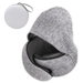Light Gray Portable Foldable Memory Foam U Shaped Neck Pillow with Hood for Travel High Speed Trains Sleeping. Available at Crazy Sales for $24.99