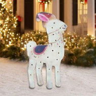 Detailed information about the product Light-Up Christmas Garden Decor, Acrylic Goat Garden Stake with Lights Yard Decor Garden Statue, Realistic Garden Sculpture for Pathway Backyard Lawn Landscape