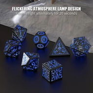 Detailed information about the product Light up Dice, Electronic Flashing LED Dice with Charging Case Glow in The Dark Dice for Dungeons and Dragons Role Playing Game RPG Dice