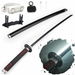 Light Up Sword,101cm 40 Inches Rechargeable Plastic Replica with Belt & Stand,Sword with Original Texture Kamado Tanjiro. Available at Crazy Sales for $64.99