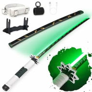 Detailed information about the product Light Up Sword,101cm 40 Inches Rechargeable Plastic Replica with Belt & Stand,Sword with Original Texture Sanemi