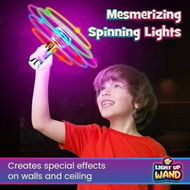 Detailed information about the product Light Up Wand Spinning Sensory Toy Globe Spinner Autism Special Needs Easter Stocking Filler Children Play Kids 3+