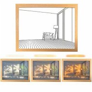Detailed information about the product Lighting Painting Decoration LED Picture Frame Dimmable For Home Decor Room Office Desktop Housewarming Birthday Party (House 17*22.1cm)
