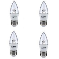 Detailed information about the product Lightme 4Pcs 5W 110-240V 420Lm C37 E27 3000K LED Bulbs