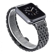 Detailed information about the product Linked Stainless Steel Apple Watch IWatch Band 38mm 40mm 42mm 44mm Compatible