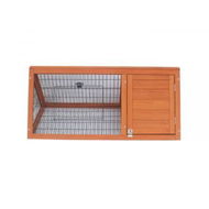 Detailed information about the product Little Buddies Wooden Triangle Rabbit Animal Hutch - 98cm