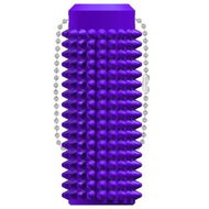 Detailed information about the product Little Ouchies Fidget Pocket-Sized Stim Keychain with Spiky Grippie Design,Anxiety Stress Relief Sensory Toy,Unique Gifts for Friends Family (Purple)
