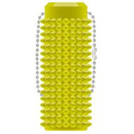 Detailed information about the product Little Ouchies Fidget Pocket-Sized Stim Keychain with Spiky Grippie Design,Anxiety Stress Relief Sensory Toy,Unique Gifts for Friends Family (Yellow)