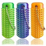 Detailed information about the product Little Ouchies Fidget,Pocket Mini Fidget Toy,Stim Fidget Toy,3D Printed Venting Key Pendant,3pcs Spiky Grippie Stim Keychain,Novelty Gifts