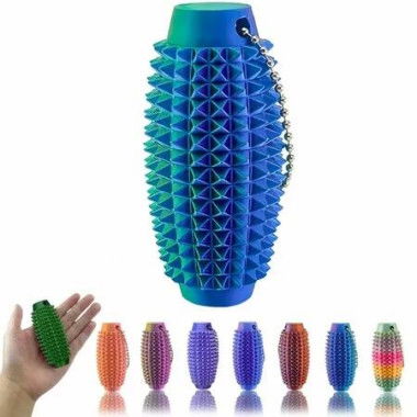 Little Ouchies Stim Fidget,3D Printed Fidget Toys Anxiety Relief Items,Grippie Stim Keychain,Stim Toys,Hard Spiky Sensory Toys,Novelty Gifts