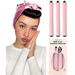 Little Velvet Overnight Curls Blowout 3 Rods Heatless Hair Curler to Sleep in Satin Heatless Curls No Heat Hair Rollers Pink. Available at Crazy Sales for $14.99