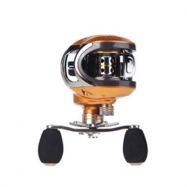 LMA200 10+1BB Ball Bearings Left Hand Baitcasting Fishing Reel High Speed 6.3:1 Golden.