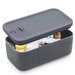 Lockable Storage Box, Small Lock Box with Combination Code for Phone, Medicine Safe, Food Home, Refrigerator, Travel, Gift, 24cm x 12cm x 9.5cm, Grey. Available at Crazy Sales for $24.95