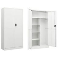 Detailed information about the product Locker Cabinet White 90x40x180 cm Steel