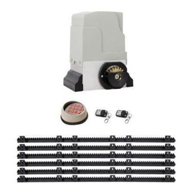 Lockmaster Automatic Sliding Gate Opener Kit Keypad 6M 1800KG