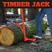 Log Lifter 129cm Roller Cant Hook Jack Logging Peavey Timberjack 51 Inch Heavy Duty Timber Wood Lifting Rolling Raising Moving Tool Steel Adjustable. Available at Crazy Sales for $59.99