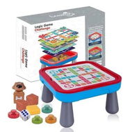 Detailed information about the product Logic Board Games for Kids,Family Logic Thinking Strategy Game,Portable Table Preschool Learning Educational Toys,Birthday Gifts for Boys Girls